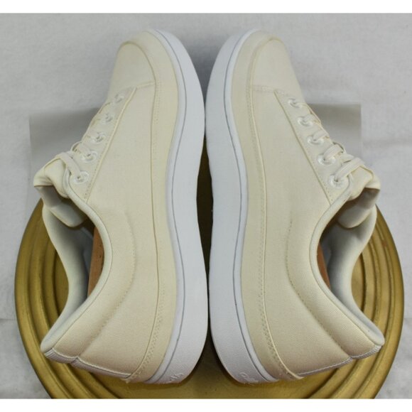 Allbirds Canvas Pacer Men's Shoes Size 12 Sneakers Natural White Blizzard Lowtop - Picture 7 of 10